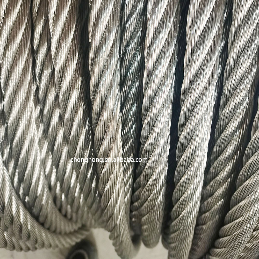 Stainless Steel 3/16 7x7 Aircraft Wire Rope for Cable Railing Kit Marine Grade Bright and Special Cold Heading Steel