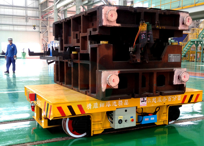shop handling 25t electric power rail flat car manufacturing factory