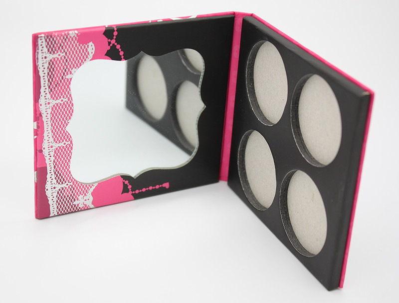 Multicolor Customizable Makeup Palette Magnetic CMYK Printing 36mm Eyeshadow Pans