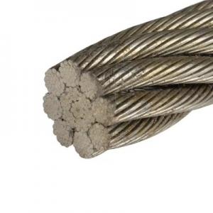 China Ungalvanized/Galvanized Steel Wire Rope for Hoisting 8x19S FC/IWRC Cable Rails Type of Core Steel core on sale