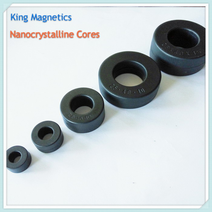 high frequency high inductance nanocrystalline and amorphous cores standard series for common mode chokes