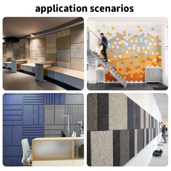 Acoustic Wood Wool Ceiling Panels Cement Board For Stadium