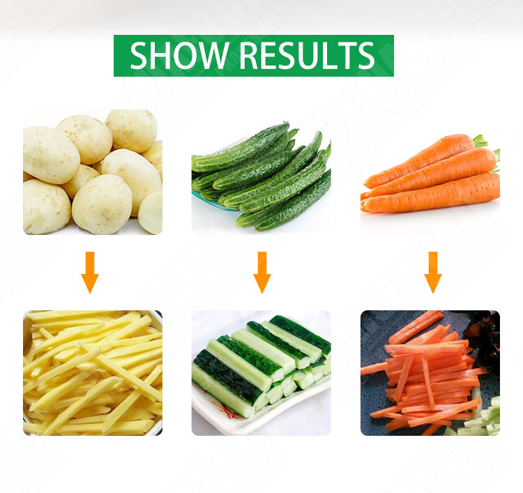 Commercial Multifunction French Fries Cutter Machine 23 Times/Min