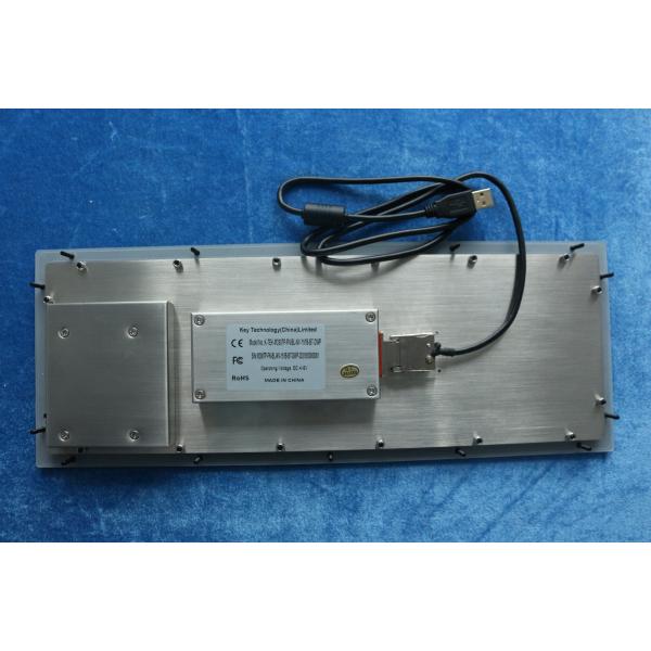 Military Grade Marine Navy Keyboard Stainless Steel Black Titanium Front Plate