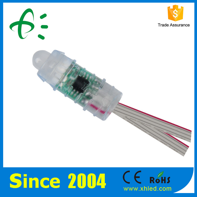 12Mm DC05V IP67 rgb LED module , digital rgb LED pixels 0.3 W Power