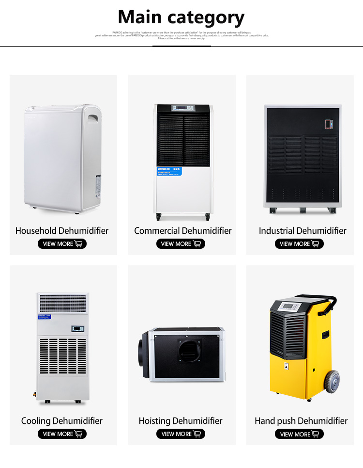 3700w 12kg/Hour Portable Dehumidifier For Pharmaceutical