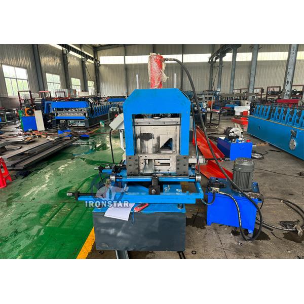 “India Standard Automatic Upright Rack Roll Forming Machine CType Pallet Beam Goods Shelf Profile Forming Machine Heavy Duty C Type Pallet Beam Roll