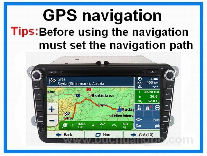 Car DVD GPS for Volkswagen Sagitar /Tiguan /Touran with radio bluetooth TV RDS OCB-8614