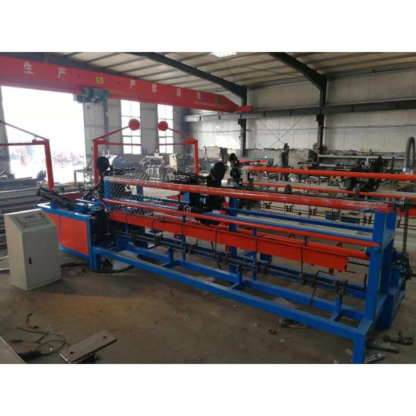 100m Rolling Mesh 0.75kw Chain Link Fence Making Machine