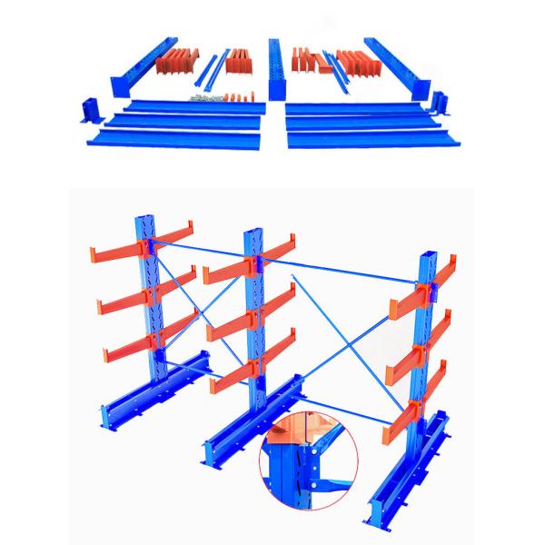Customized Warehouse Cantilever Rack Shelves Storage Efficiency With Custom Solution
