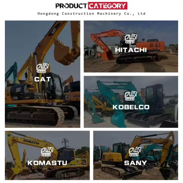 PC220-6 Second Hand Excavator Used Komatsu Original Digger High Operating Efficiency