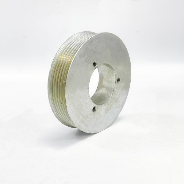 Precision Forged Aluminum V-Groove Pulley – Custom CNC Broaching & Multi-Rib Design