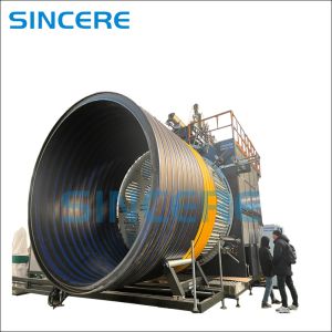 Hollow Wall Spiral Pipe Extrusion Line Hdpe Pipe Extruder Machine