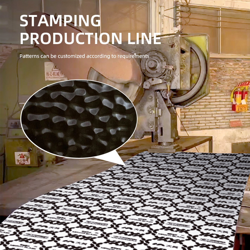 Black Water Ripple Stainless Steel Sheet Ss 201 304 Metal Decorative Plate