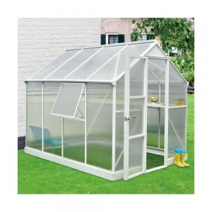 China Strong Aluminum Hobby Greenhouse 6x6ft 6x8ft 6x10ft UV Protecting on sale