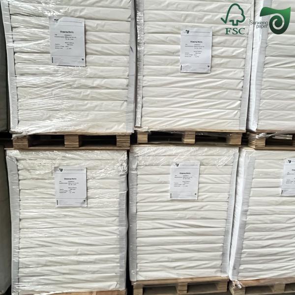 FSC 290g 300g Black Core Double Coated Playing Card Board 71cm 95cm