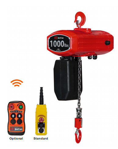 Compact and Durable JTHH-C Mini Electric Chain Hoist for Wind Power Sector with IP55 Protection 60kg to 380kg Load Options
