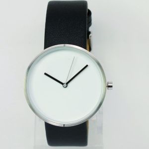 Buy cheap watch Stainless steel case with geniune leather strap watch from manufacture from wholesalers