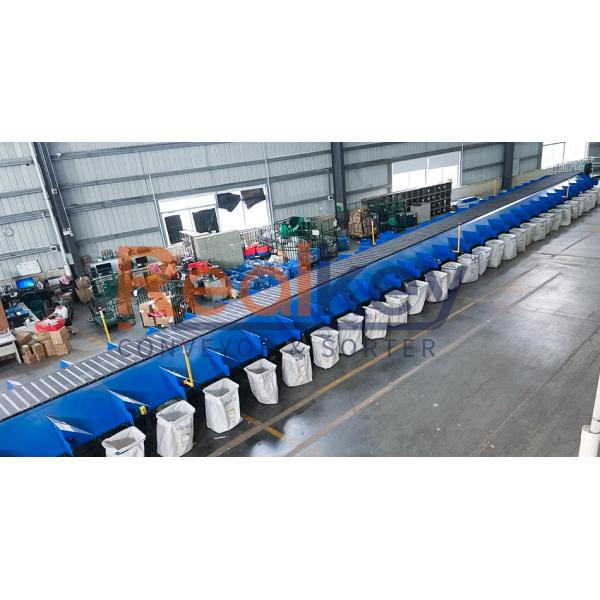 High Efficient 1 Layer Narrow Belt Sorter Sorted Various Parcels