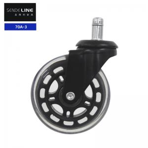 Quality Metal Office Chair Wheel Replacement 75mm Medical Swivel Chair Wheel Replacement wholesale