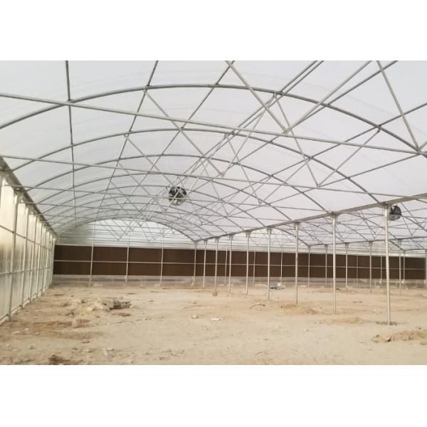 8mm 10mm Commercial Polycarbonate Greenhouse With Shading System Irrigation System