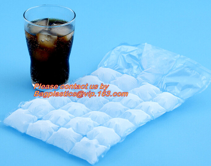 Food Grade Safety Disposable Plastic Ice Cube Bag for Making Ice Packs, Self-Seal Disposable plastic LDPE Ice Cube Bags