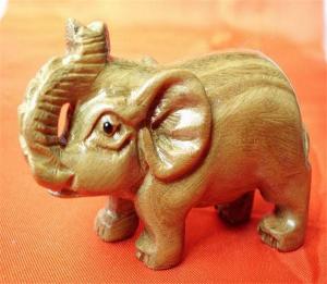 China Boxwood carved elephant on sale