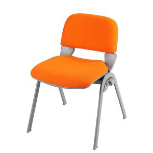 Quality Foam Cushion W510cm Stackable Fabric Chairs / Writing Pad Study Chair wholesale