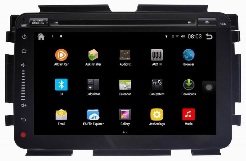 Ouchuangbo 8 inch for Honda Vezel with GPS Navigation Bluetooth SWC Radio mirror link