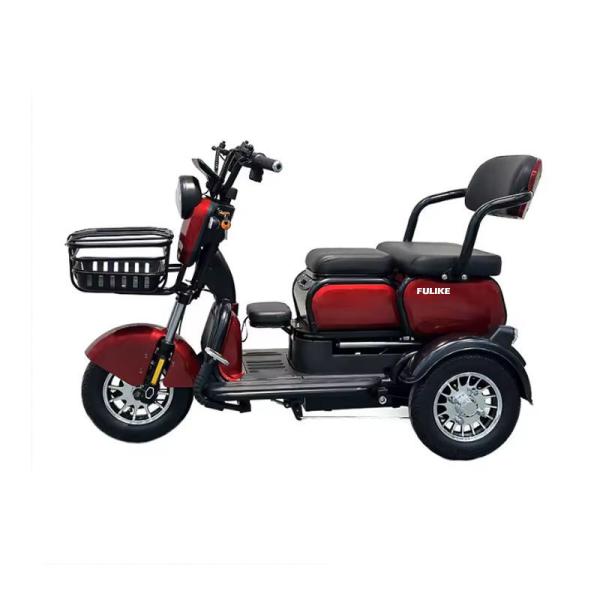 New OEM Thickened Frame 48V 60V Tuk Tuk Adult Folding Electric Leisure Tricycle