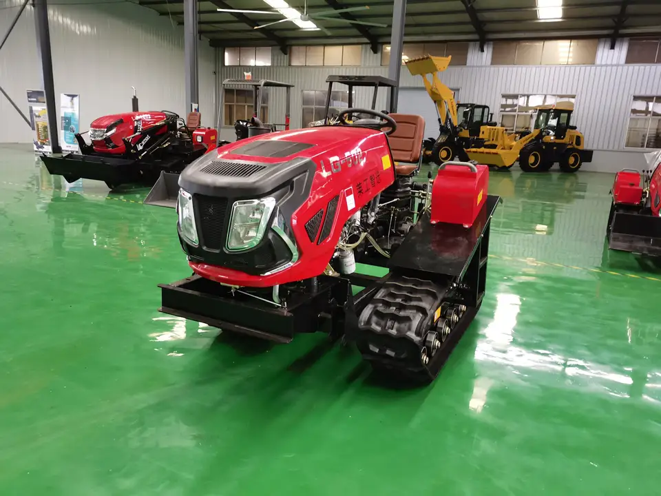 Tracked Tractor Crawler for Farm 50HP Mini Agricultural Type 2000kg Load Capacity