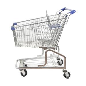 Quality German Style 100L Supermarket Trolley Grocery Cart Lightweight Shopping Trolley wholesale