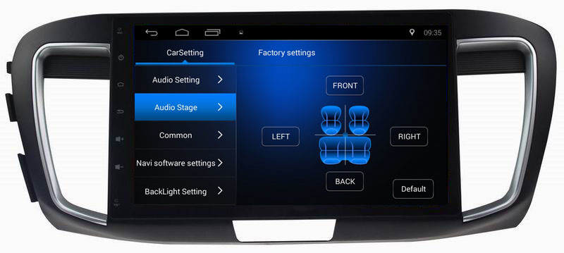 Ouchuangbo car radio multimedia android 8.1 for Honda Accord 9 (2.0 Low) with wifi Bluetooth USB 1080 vidro
