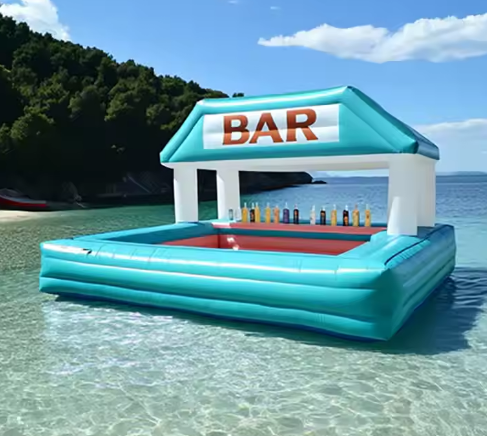 New Design Awesome Inflatable Pool Bar Inflatable Pub House Tent Inflatable Pool Bar Floating Inflatable Pool Pub Bar