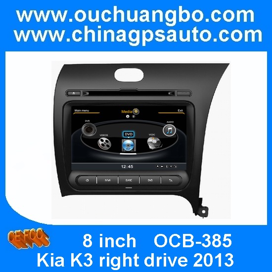 Ouchuangbo Car Radio GPS Navigation Kia K3 right drive 2013 A8 Chipset 3G/wifi BT S100 Multimedia System OCB-385