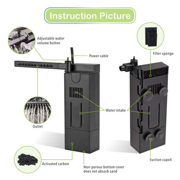 20 Gallon Aquarium Water Filter