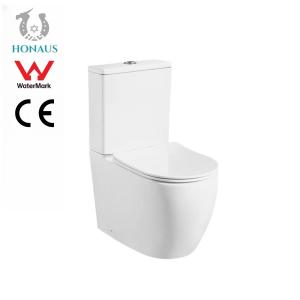 China Siphonic P/S Trap Ceramic Two Piece Toilet Bowl Sanitary Ware WC Customized on sale