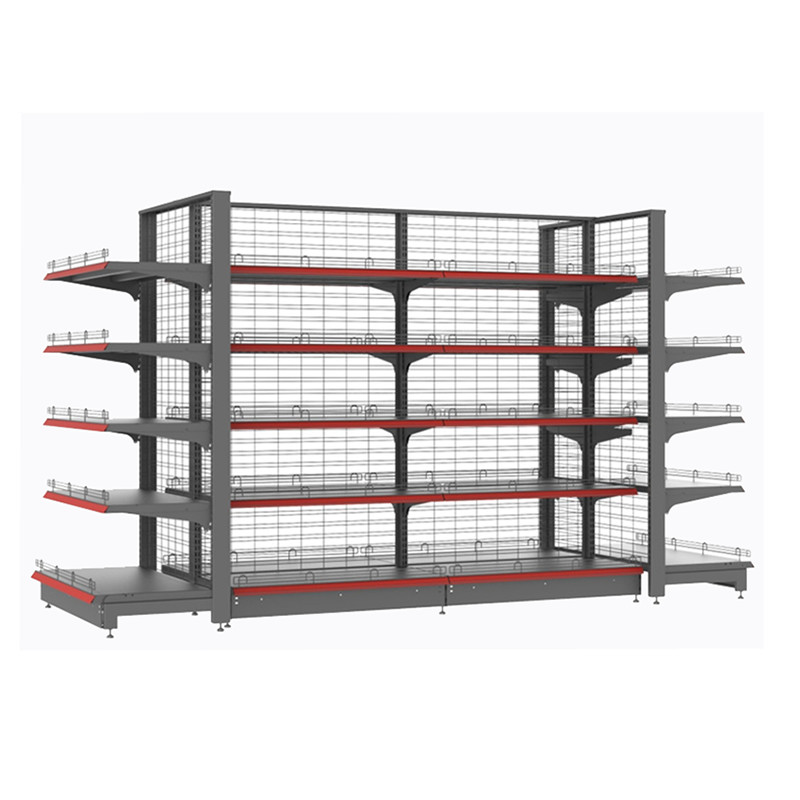Adjustable Modern Supermarket Shelf Rack 80kg/ Layer