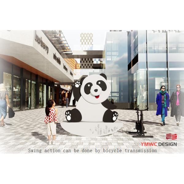 Parent-Child Interactive Installation for Metal Outdoor Sculpture in Commercial Square