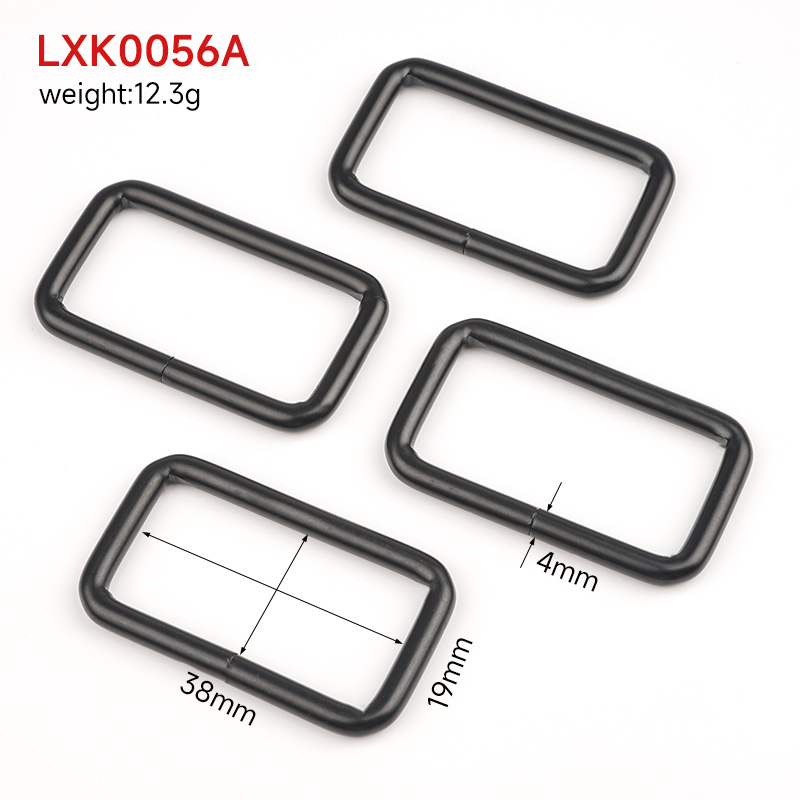 Acceptable OEM/ODM 1.5" Metal Handbag Buckle Ring Rectangle Metal Purse Clasp Buckle