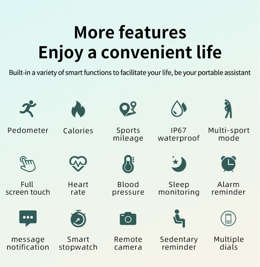2022 Hot Selling Z07z Smart Watch Ios Android Men Women Sport Watch Heart Rate Pedometer Fitness Bracelet Watches for Phone