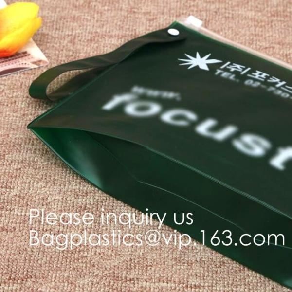 EVA Zipper Bag For Underwear / Bikini/ Bra,Glitter Cosmetic Zipper Pouch Holographic PVC Makeup Brush Bag, Bagease, Pac