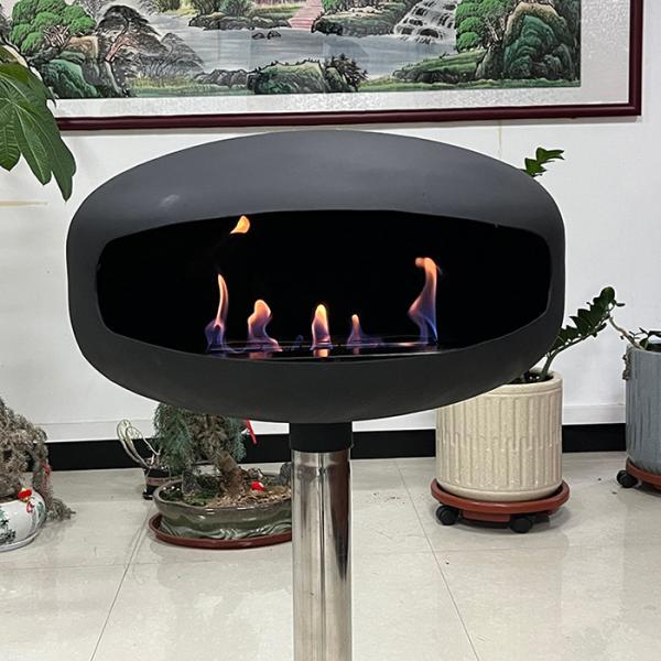 Assembly Required Bioethanol Fireplace Indoor Carbon Steel Stainless Steel