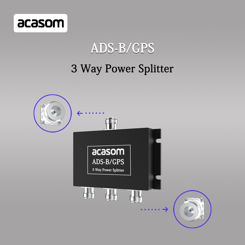 Lower Insertion 800-2150MHz RF Power Dividers With N Female Connector