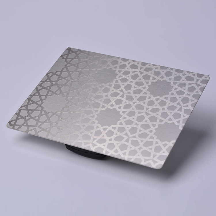 Mirror Etched Stainless Steel Wall Cladding Sheet For Decoration