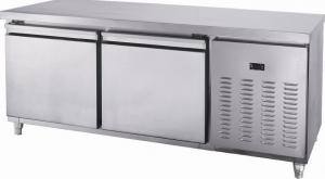 China Salad Pizza Prep Under Counter Refrigerator For Restaurant With 2 Doors on sale