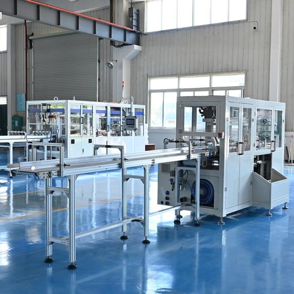 18rolls Tissue Paper Roll Making Machine , 15bags/Min Small Tissue Making Machine
