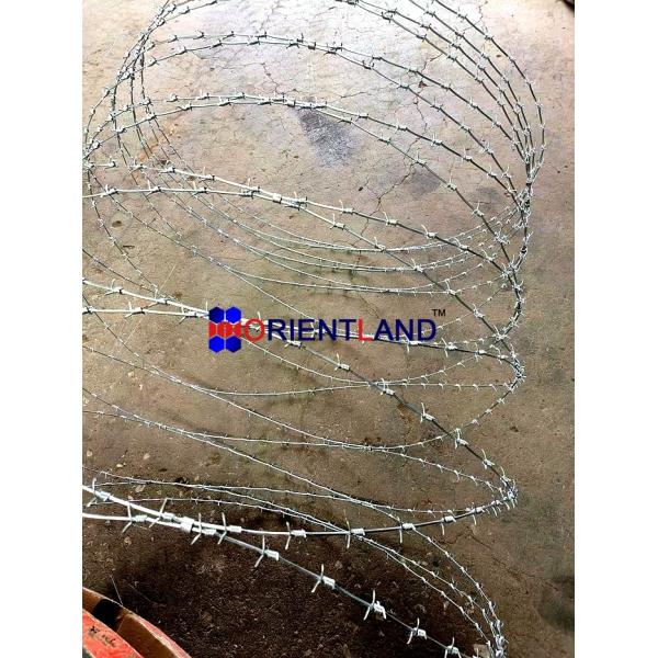 1000mm High Tensile Strength Concertina Barbed Wire 15m 68coils