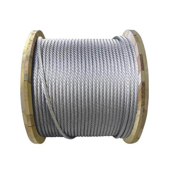 Steel Grade Galvanized 1/4" 7x19 Aircraft Cable Steel Wire Rope Steel Cable