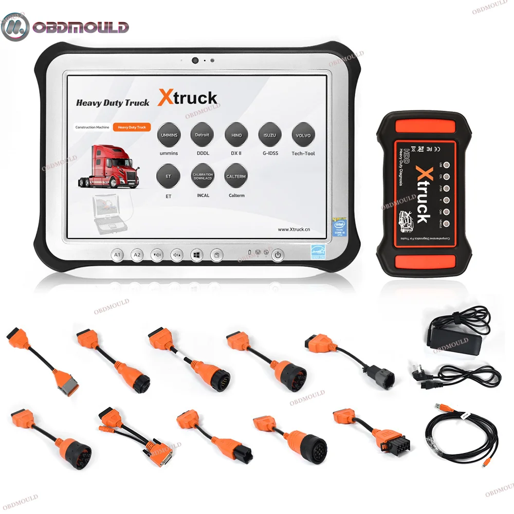 Universal Xtruck Y009 FZ G1 Tablet Multiple brand construction Excavator Diesel heavy duty machinery diagnostic too